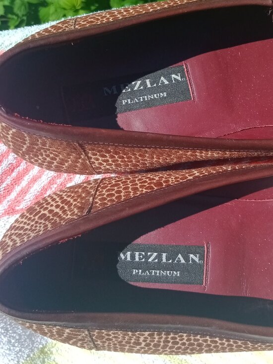 Mezlan Platinum Loafers Leopard-patterned texture size 14 main image 9